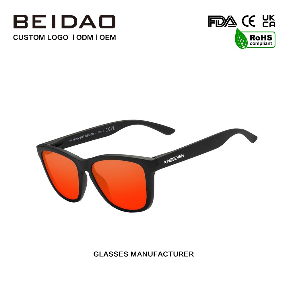 క్లాసిక్ స్క్వేర్ TR90 పోలరైజ్డ్ సన్ గ్లాసెస్