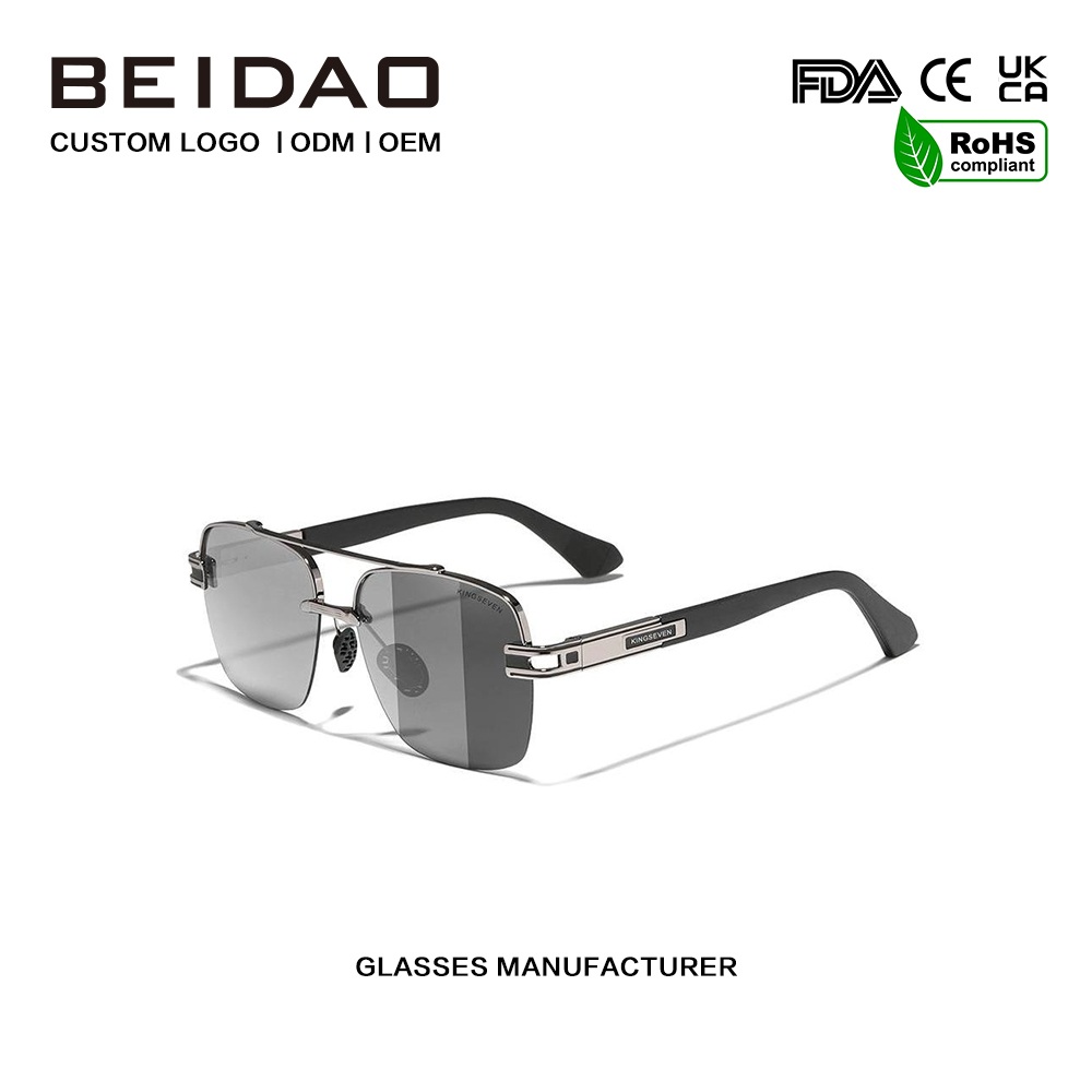 రంగురంగుల UV400 రెట్రో పోలరైజ్డ్ సన్ గ్లాసెస్