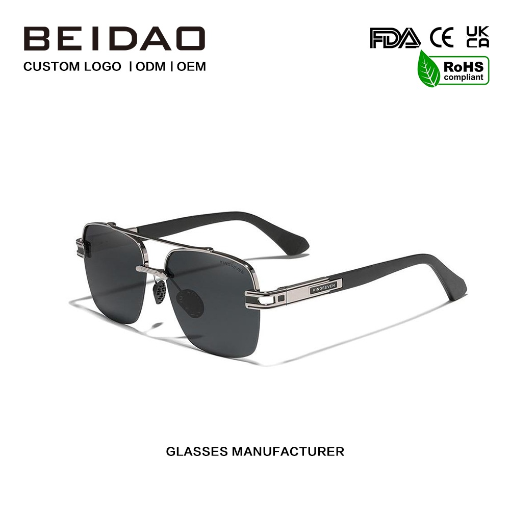 స్క్వేర్ షేడ్స్ రంగుల రెట్రో పోలరైజ్డ్ సన్ గ్లాసెస్